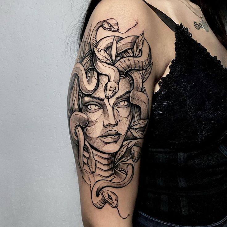 Dark Medusa Tattoo