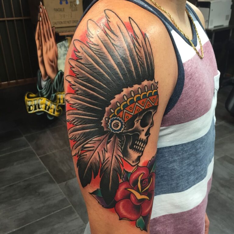 Unique American Traditional Tattoo