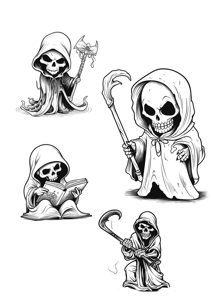 Goth Tattoo Stencils