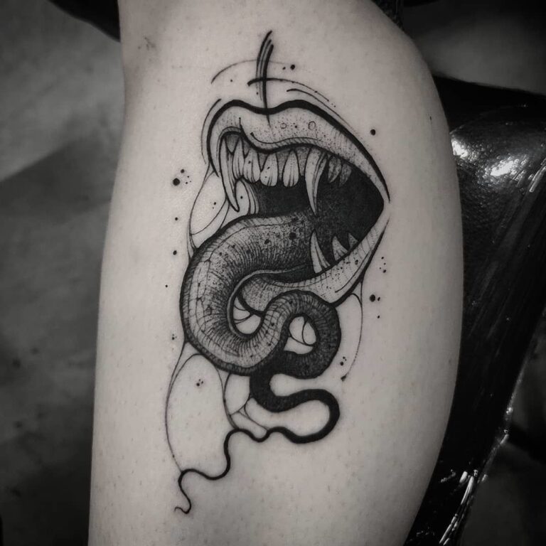 small goth tattoo