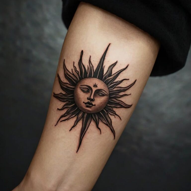 Sun Tattoo