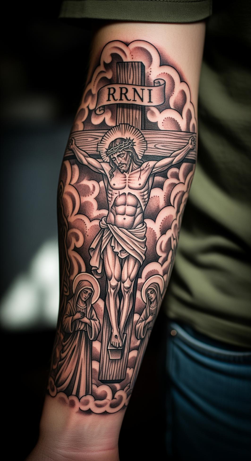 cross tattoos for women