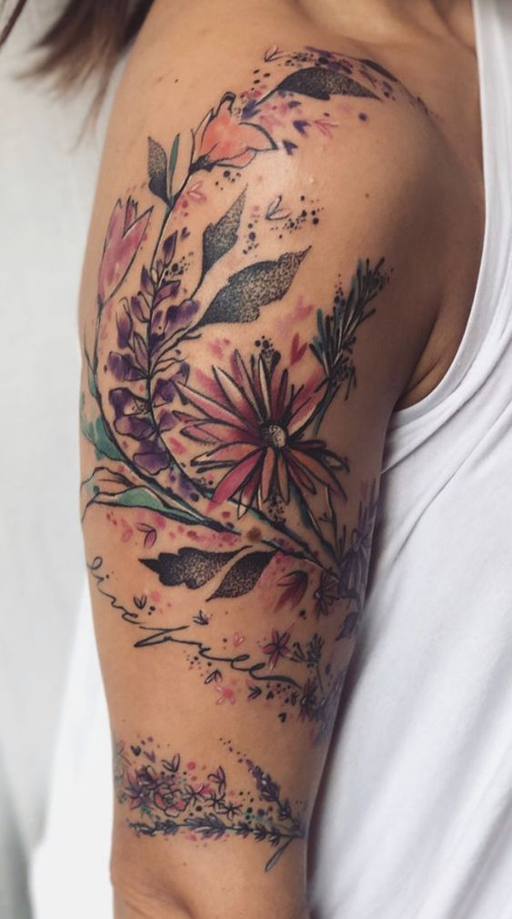 shoulder tattoos for women