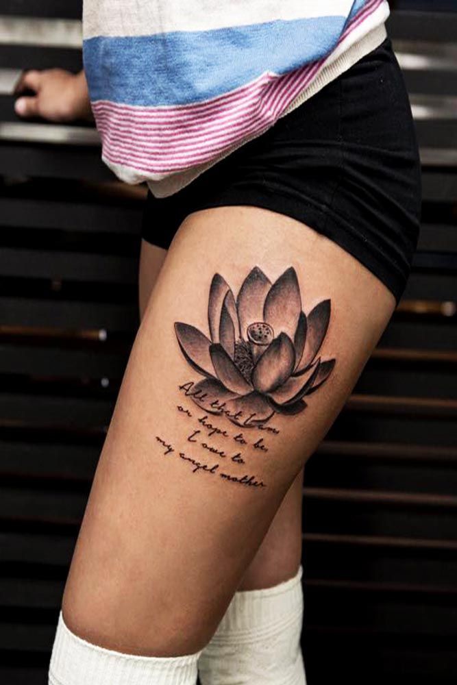 lotus flower tattoo