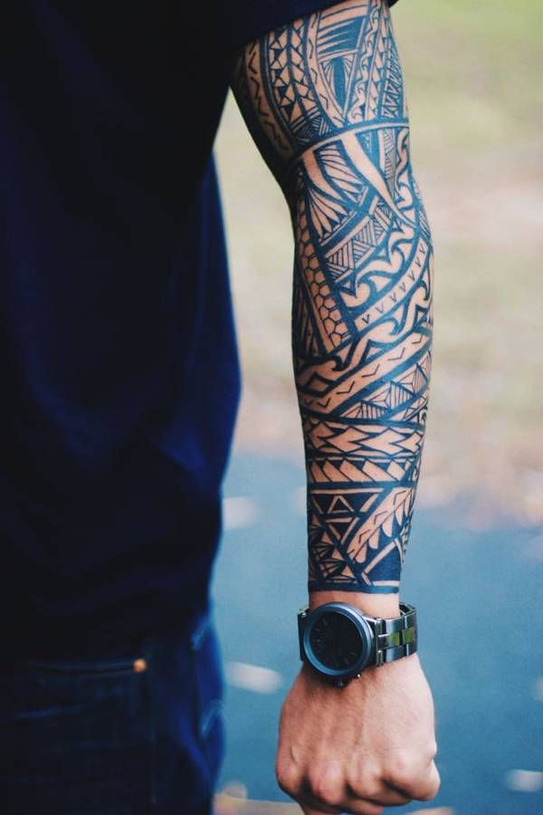 Polynesian Tattoo Designs Men Arm