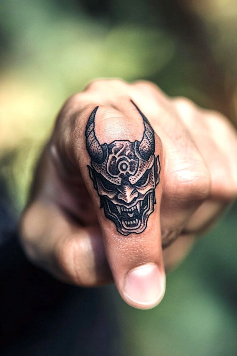 finger tattoo