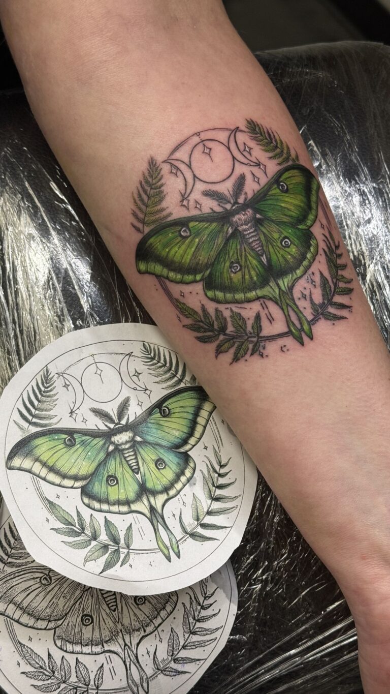 moth tattoo