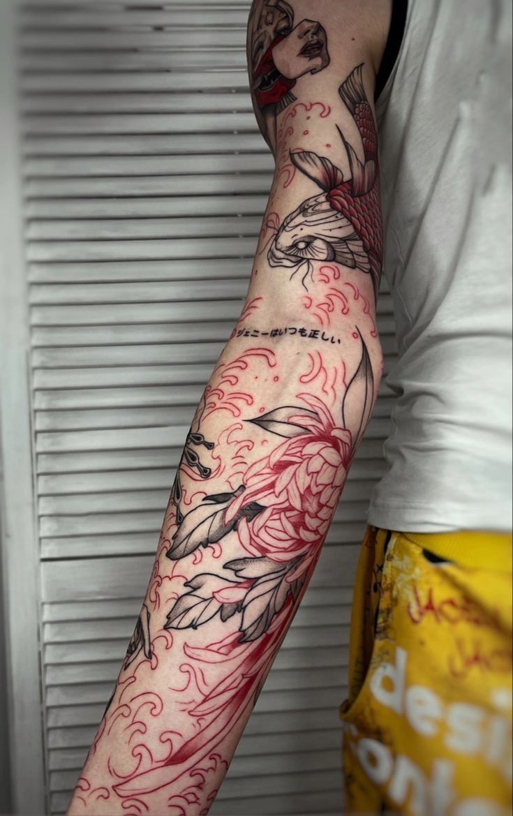 red tattoo