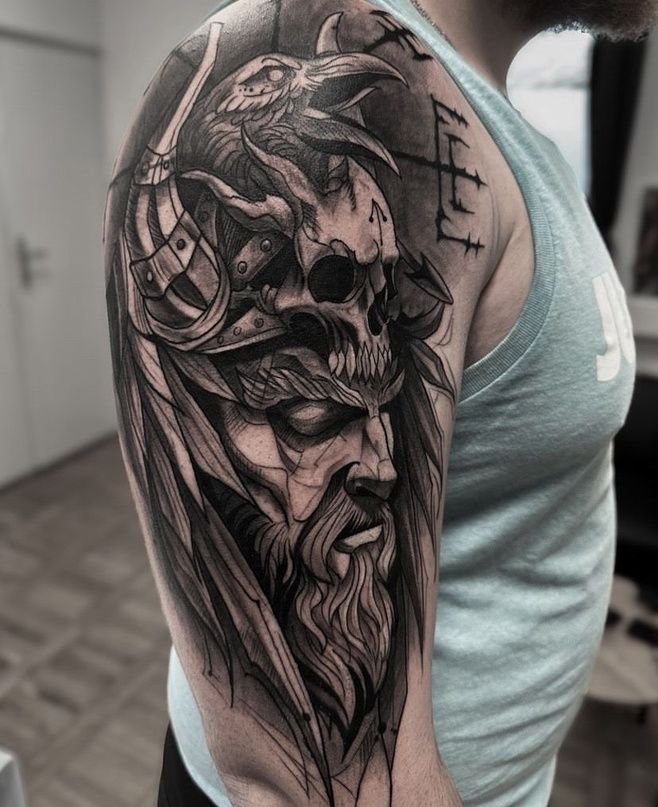 Bicep Tattoo Men