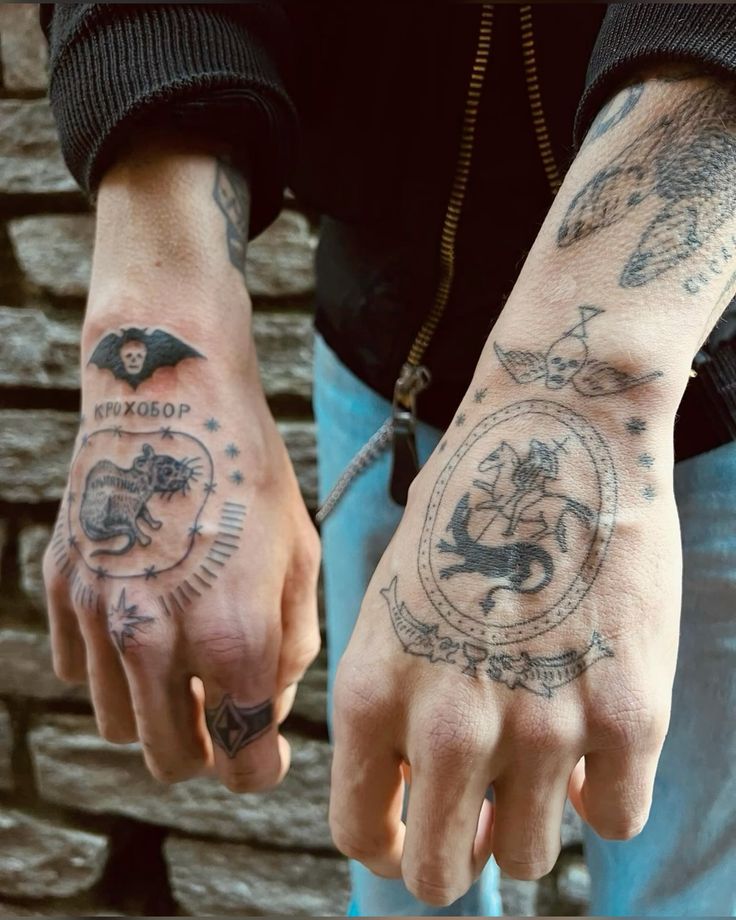 Hand and Finger Tattoos