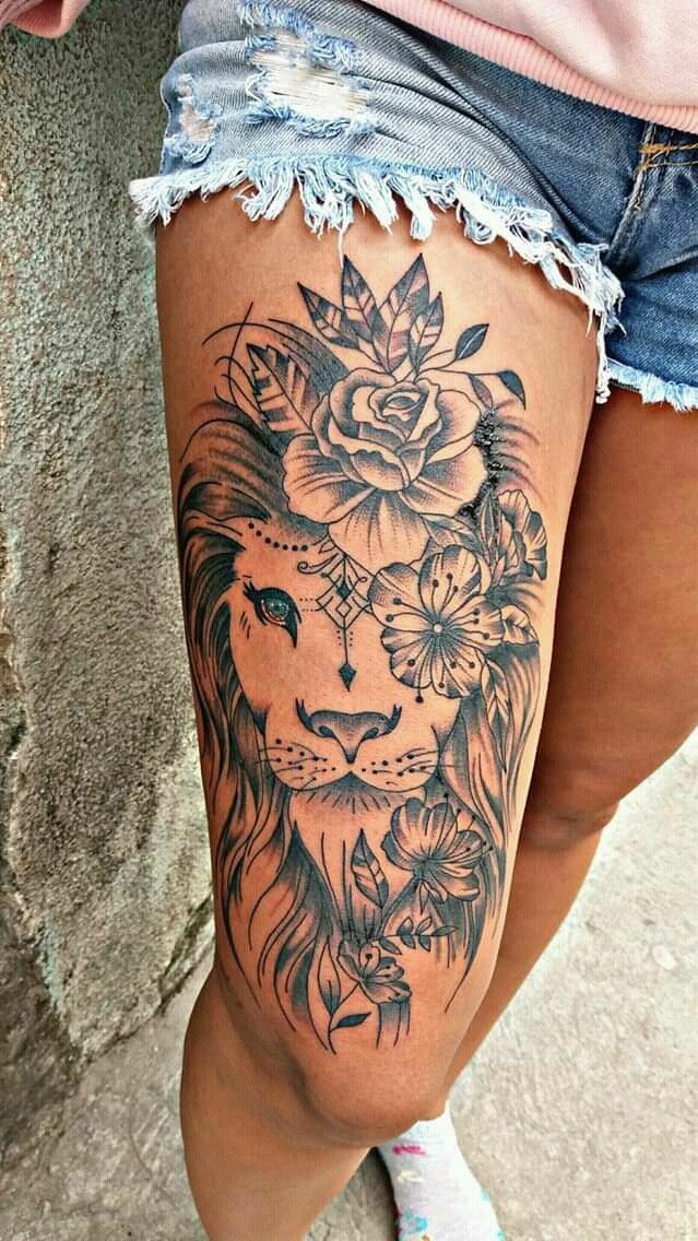 Thigh Tattoos Women