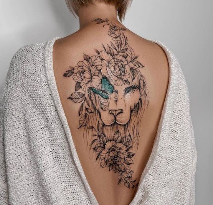 Womens Back Tattoos
