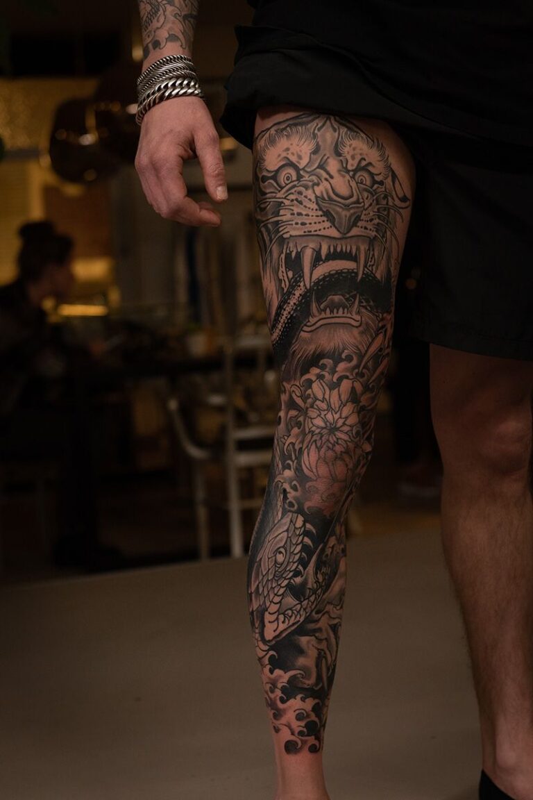 leg tattoos for men